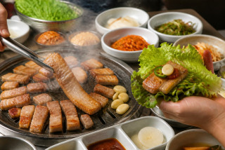삼겹살은 역시 집 앞 고깃집